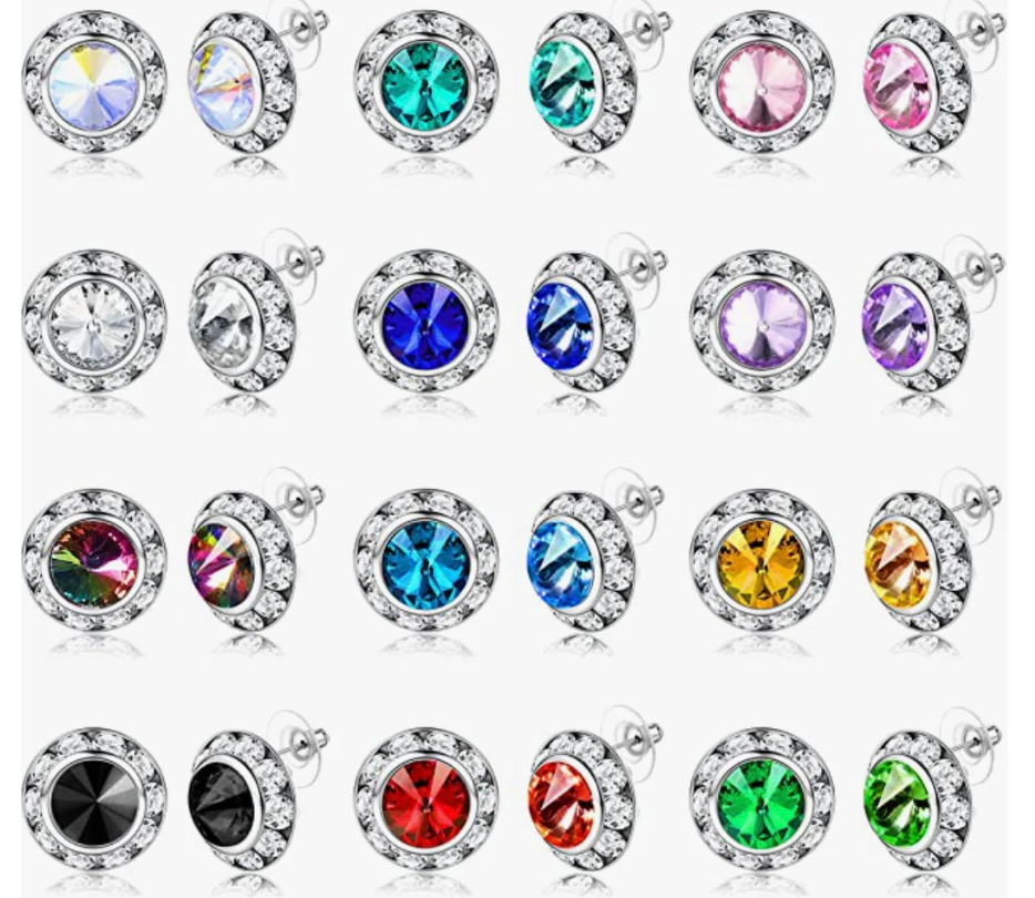 Crystal Stud Earrings