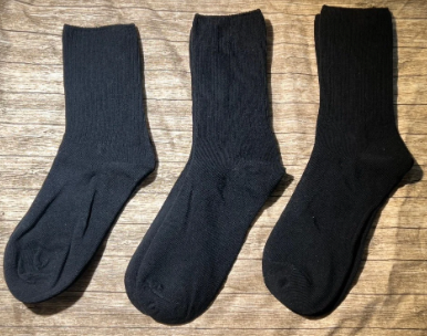 Boys black socks